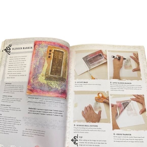 IMAGE Transfer Workshop Mixed Media Techniques Book - Picture 10 of 16